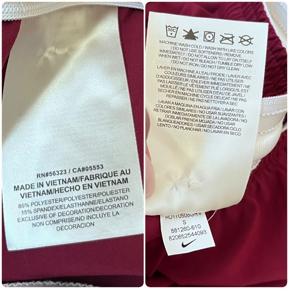 Nike Women's Stock Club Speed Kilt 2.0 Mini Skirt Small Style 881260-61 - Picture 8 of 9